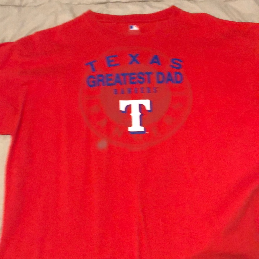 MLB Texas Rangers greatest Dad shirt XL